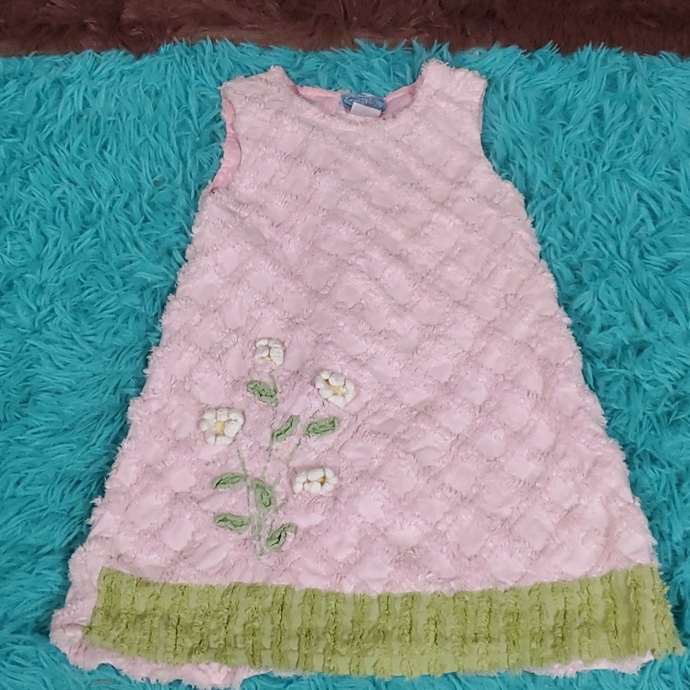 Chenille Floral Dress